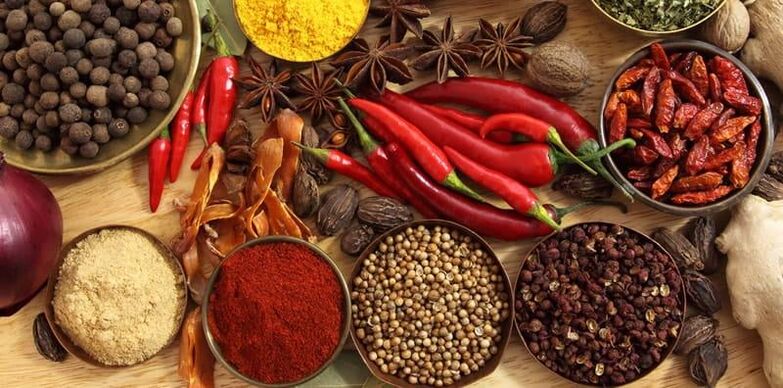 During a pancreatitis diet, it is necessary to remove spices and seasonings from the diet